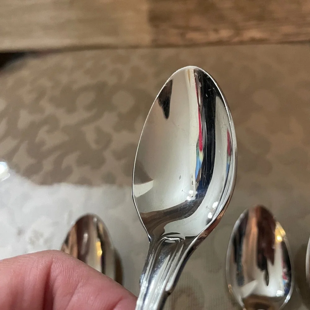 Lenox Monticello Thomas Jefferson 18/8 Stainless Steel teaSpoons Set of 4